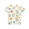 Kids Animal Print Short Sleeve T Shirt Casual Loose Fit Round Neck Top Soft Comfortable Fabric Suitable for Everyday Wear