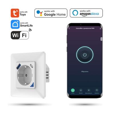 Tuya Wifi Socket 20W Charger USB-C USB-A Energy Measurement
