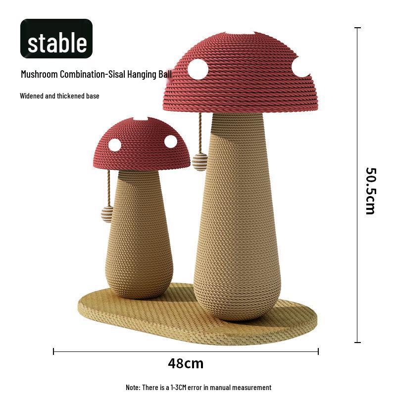 Durable Sisal Cat Scratching Board: Debris-Free, Vertical Claw Post for Self-Amusement & Boredom Relief