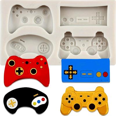 Multi-purpose Silicone Resin Casting Molds for DIY Crafting - Game Controller & Keyboard Shapes