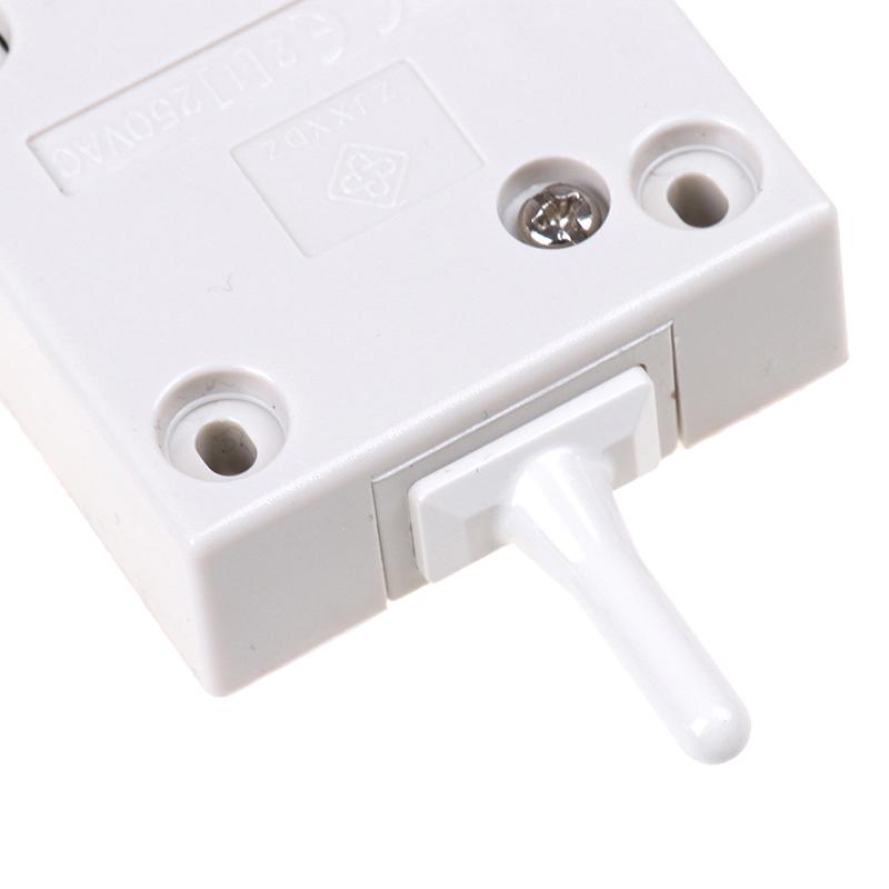 1 Stück Automatischer Rücksetzschalter Kleiderschrank Schrank Lichtschalter Türkontrollschalter