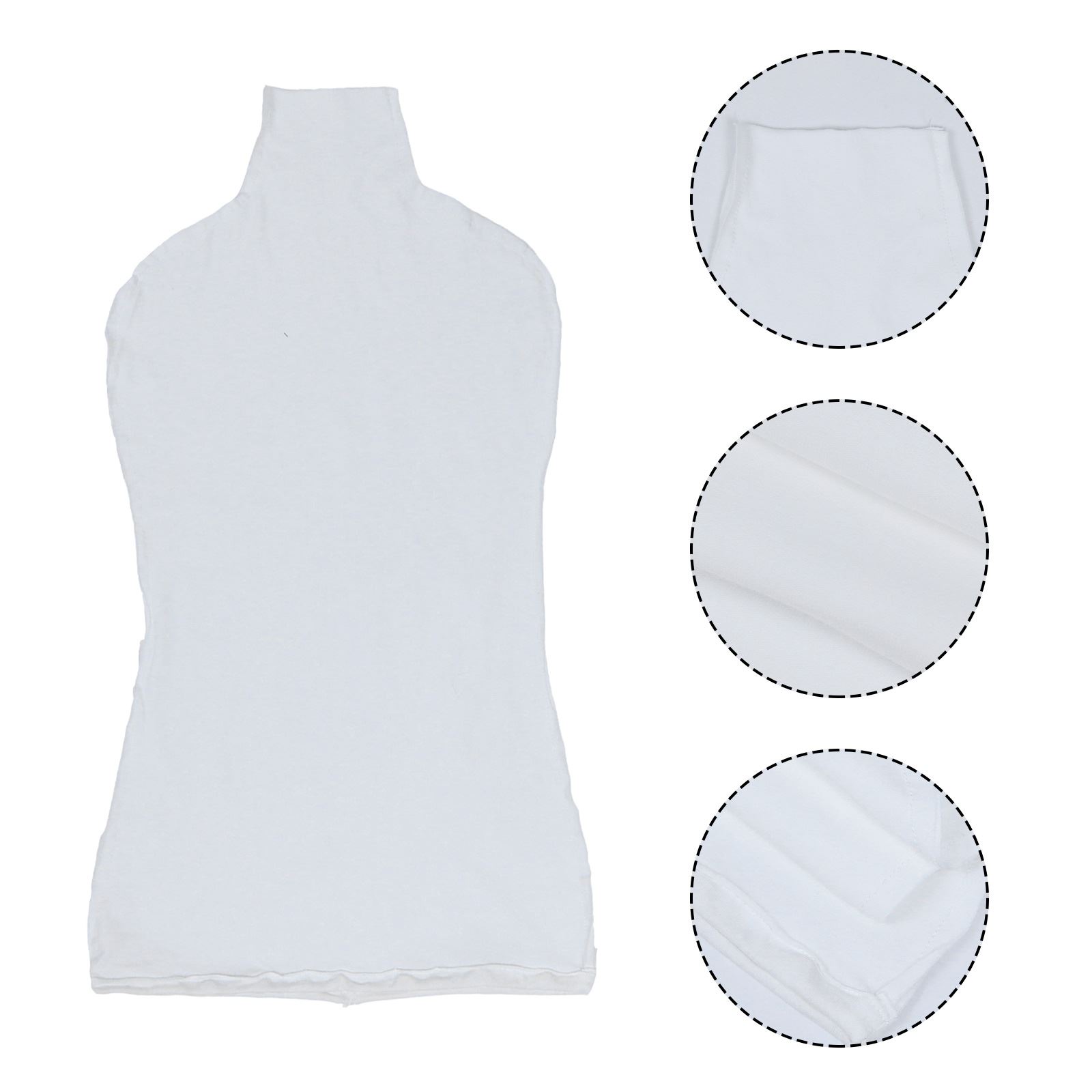 Female Model Props Cloth Cover Adult Size Mannequins Dress Adjustable Form Woman Cotton Fashion Women s Sewing Body белый