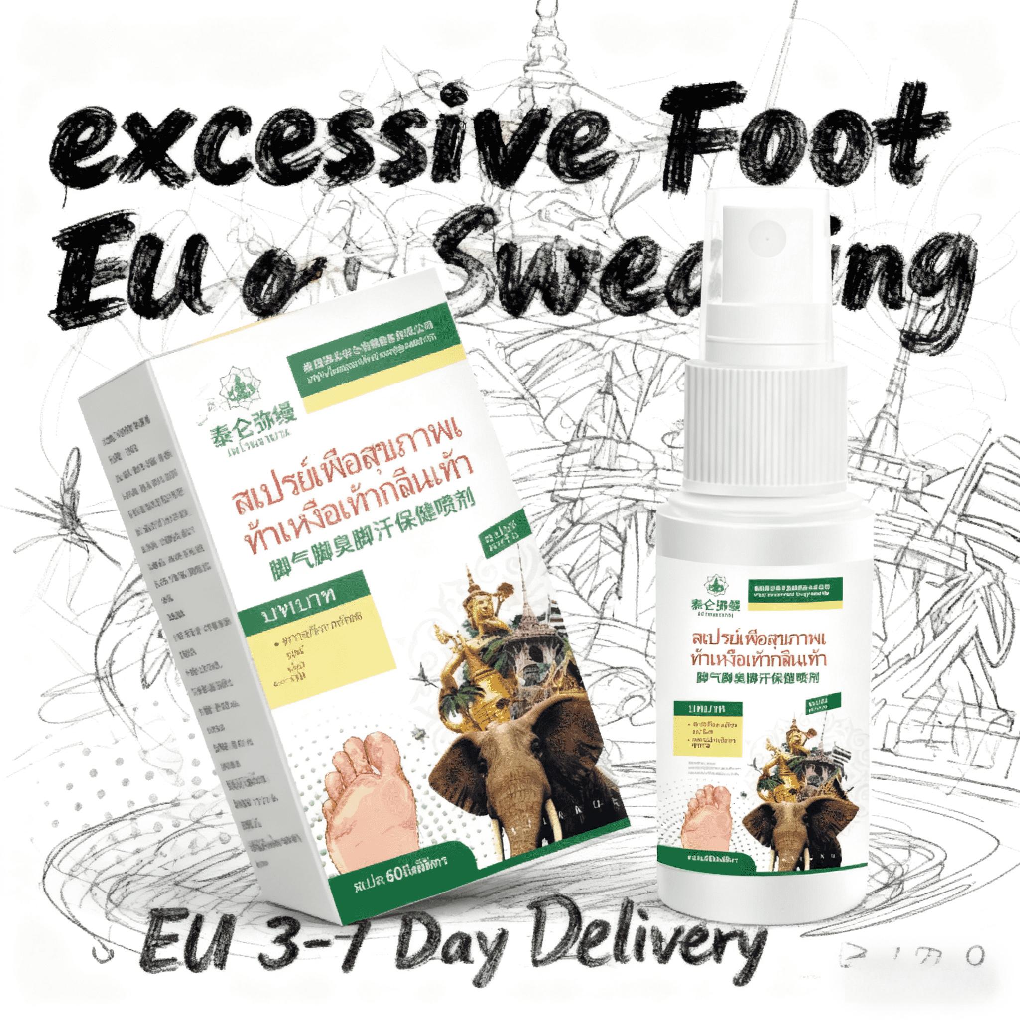 Weightless Botanical Foot Spray - Odor Eliminator & Dry Skin | No Residue
