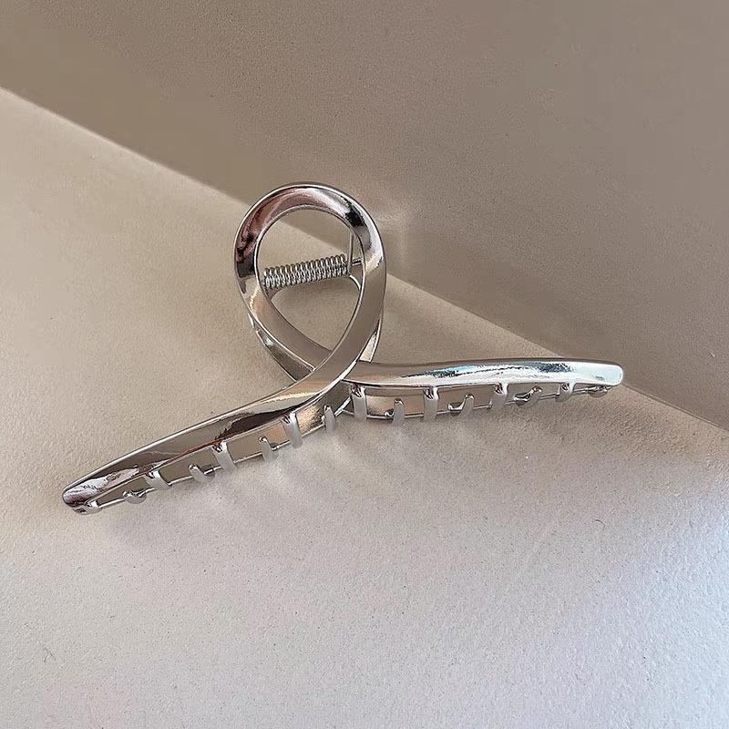 Gold Color Hollow Geometric Hair Clips Metal Hair Claw Cross Hairclip Headband Hairpin Hair Crab Women Hair Fashion Accessories