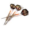 CUESOUL Dragon Series Tungsten 24g Steel Tip Dart Titanium Coated Finish Barrel 90% Set, (CSDN-M2306)
