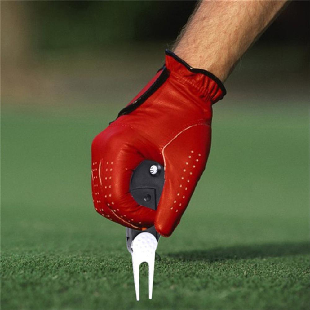 Pitch Repairing with Brush Golf Pitch Accessories Score Counter Golf Divot Repair Tool Green Fork