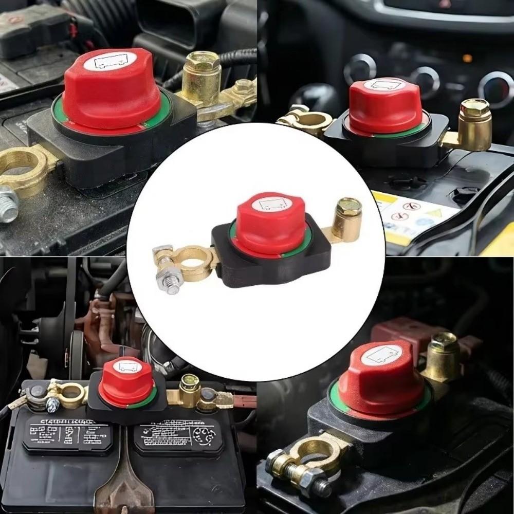 Negative Terminal Car Battery Disconnect Switch Top-Mounted Car Power Switch Isolator  Boat