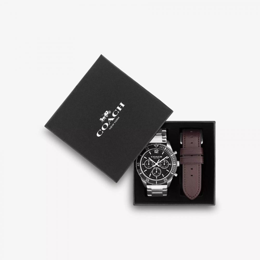 

Подарочный набор часов Coach Cole, 44 мм