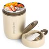 500ml Children's Insulated Food Jar Hot Food Insulated Jar with Spoon Stainless Steel Vacuum Insulated Food Container Reusable