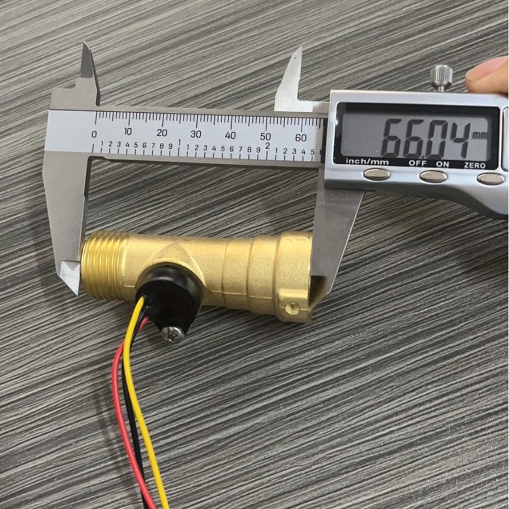 Copper Flow Sensor for Gas Water Heaters and Dispensers DC 3-18V Operating Voltage 1-30 L/min Measurement Range