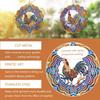 Artistic Animal Wind Chime Spinner Iron Handmade Ornament Indoor Outdoor Accent for Women Grandma Mother Day Surprise