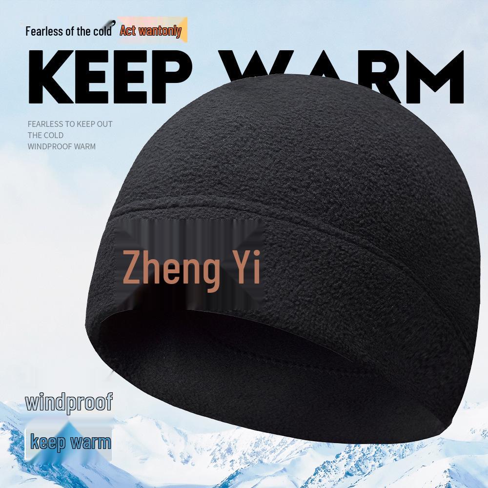 Unisexová fleecová čepice na podzim/zimu: Větruodolné teplo pro venkovní sporty, cyklistiku, lyžování a běh