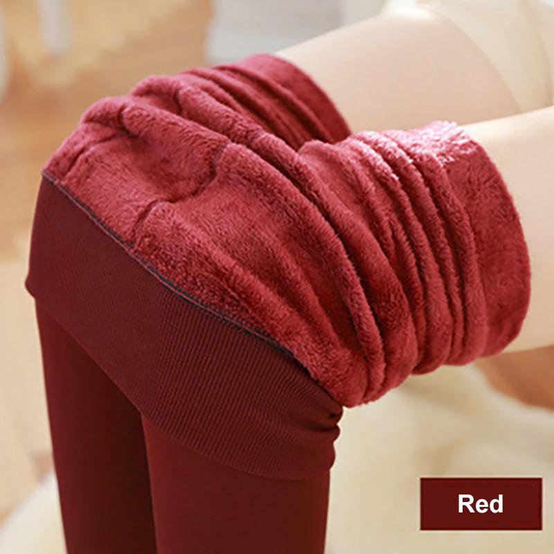 Leggings 300g Ispessiti in Velluto Plus da Donna Taglie Forti Velluto Perla Pantaloni All-in-one Pantaloni Caldi