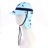 Kids Windproof Anti-UV Sun Hat Large Brimmed Breathable Nylon Multicolor Cap for Hiking Climbing