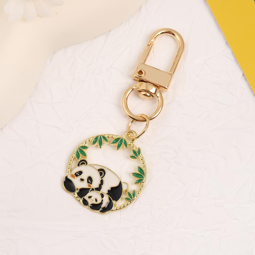 Panda Alloy Keychain Pendant Charm - Gift for Friends & Classmates, Bag Decoration