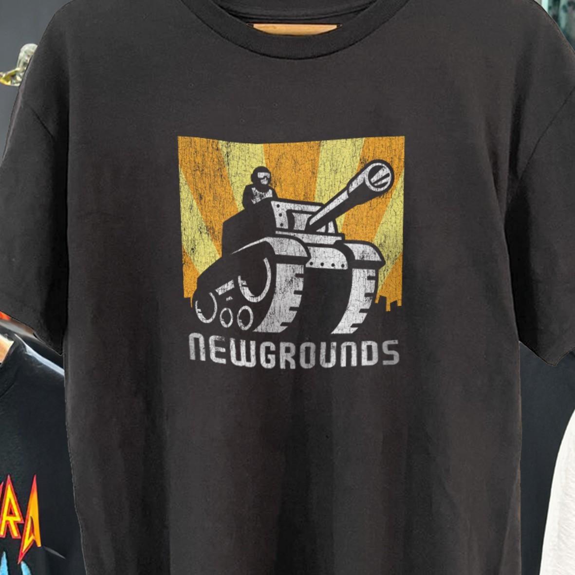 90 s-00 s Newground s Aged Black T-Shirt M L
