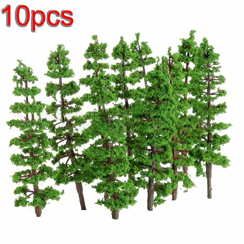 Model Trees Landscape Garden Miniature Plastic Decoration Supplies 9CM