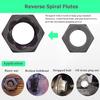 11Pcs Impact Bolt Nut Remover Set Nut Extractor Twist Socket 9-19MM Locking Wheel Metric