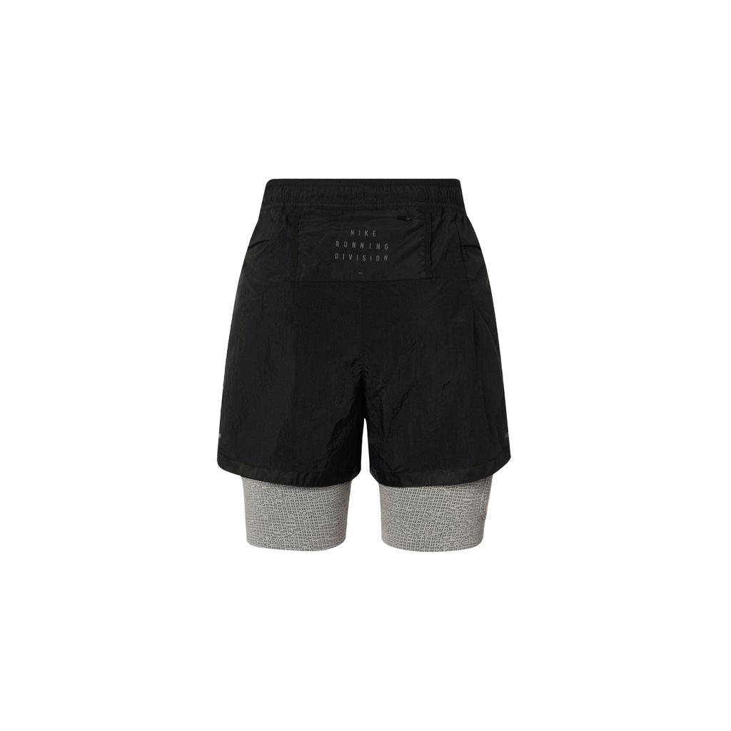 Nike Reflective Logo Water-Repellent Breathable Print Shorts Men Bottoms Black DM4633-010