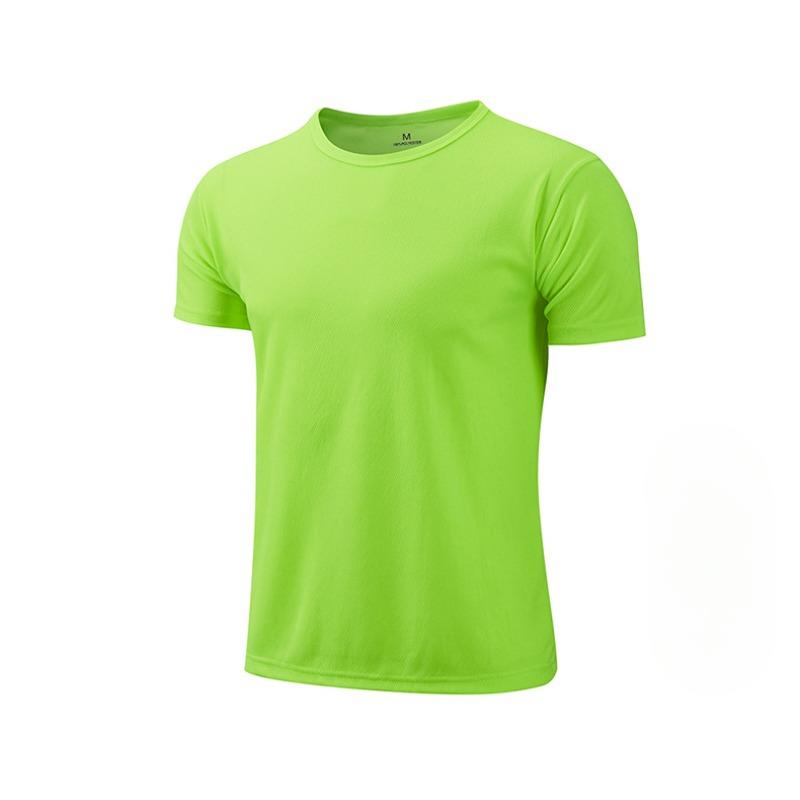 Letní tričko s kulatým výstřihem Quick Dry Clothes Pracovní oblečení Tričko s krátkým rukávem