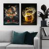 Abstract Colorful Cocktail Exploration Rendered Posters Prints Bar Painting Wall Art Pictures for Restaurant Drinking Room Decor
