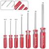 Models Hexagon Screwdriver Silver+Red Single Flat Head Hex Toys