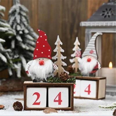 Santa Claus Creative Calendar Festival Party Home Decoration New Year's Gift Christmas Decoration Home Fashion Accessory Supply