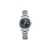 50m Waterproof Solar Quartz Steel Strap Women's Watch Black Dial EW2318-73E
