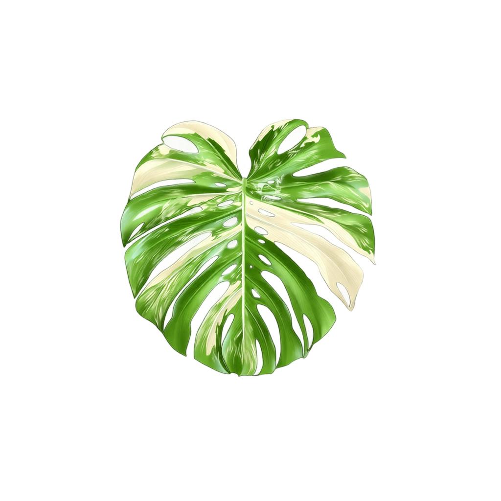 Plant Leaf Acrylic Coaster Durable Protective Drink Mat with Smooth Surface and Lightweight Design for Home Office Use