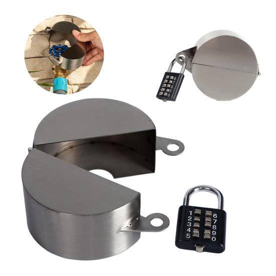 Commercial Spigot Lock Outdoor Faucet with Password Lock, Prevents Unauthorized Use, Heavy Duty Water Anti-theft Garden Protective Cover