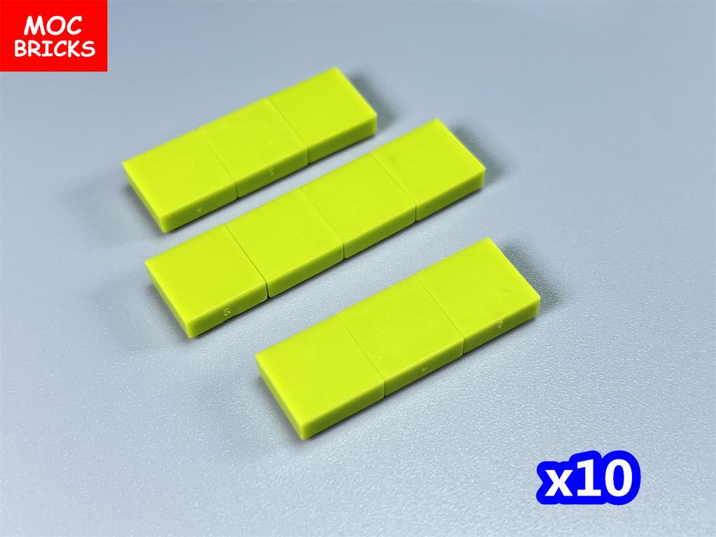 100pcs/lot MOC Bricks Tile 1x1 3070 DIY Room Frame House City Educational Building Blocks Assemble Particles Toy Kids Gift