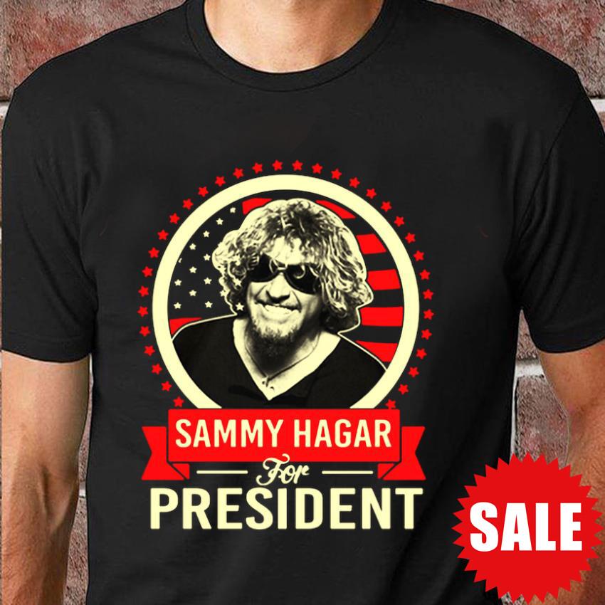 

New Sammy Hagar For President Short Sleeve T-shirt Unisex T-Shirt L