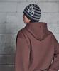 Lujeoseukeulleob Symbol Logo Striped Beanie Black