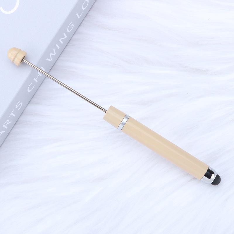 Multi-functional Touch Screen Beading Ballpoint Pen with Extended Rod for DIY Cute Bead Design