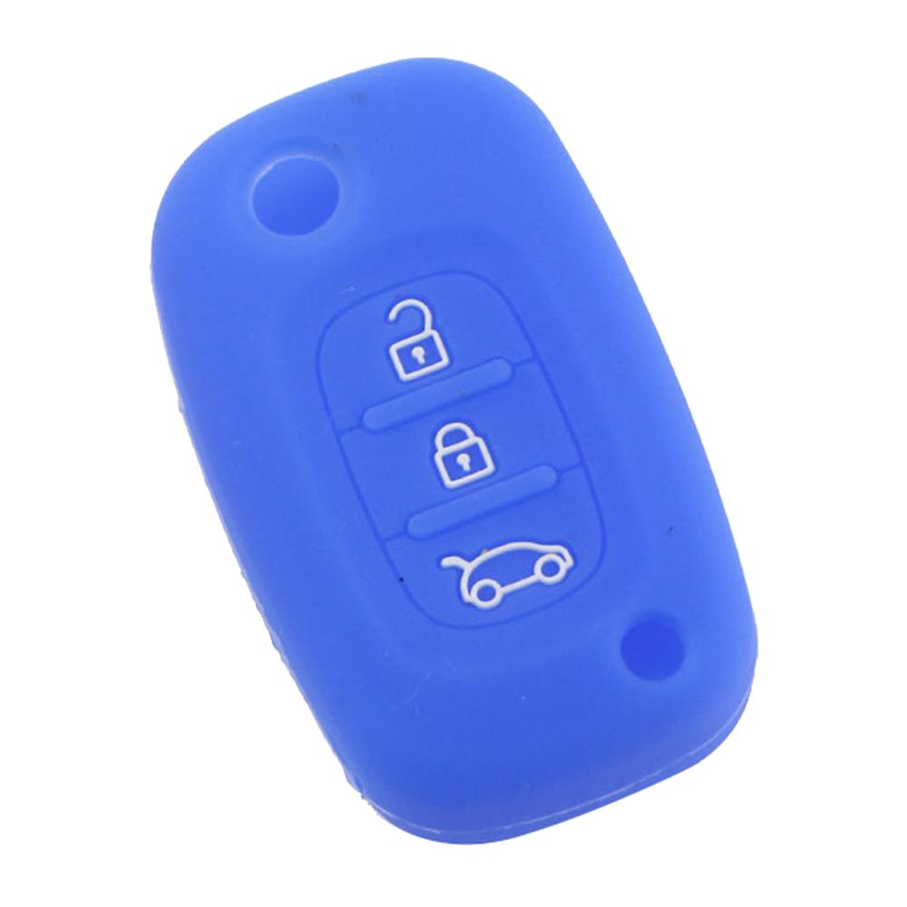 Silicone Car Key Cover for LADA Vesta Granta XRay Kalina Priora Sedan Sport for Renault Fluence Clio Megane Remote Case