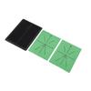 Club Hitting Mat Green Velvet Rubber Club Swing Path Feedback Detection Mat for Training Practice