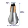 Aluminum Silent Practice Mute for Brass Instruments