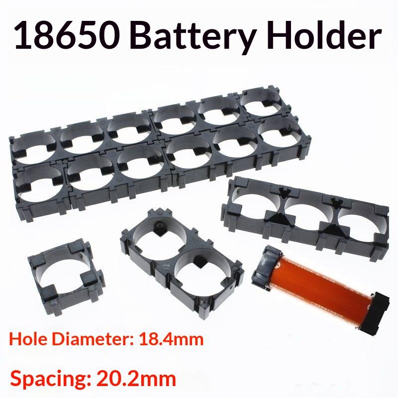 100/300 Pcs Cell Spacers for Robustly Holding 18650 Lithium Batteries