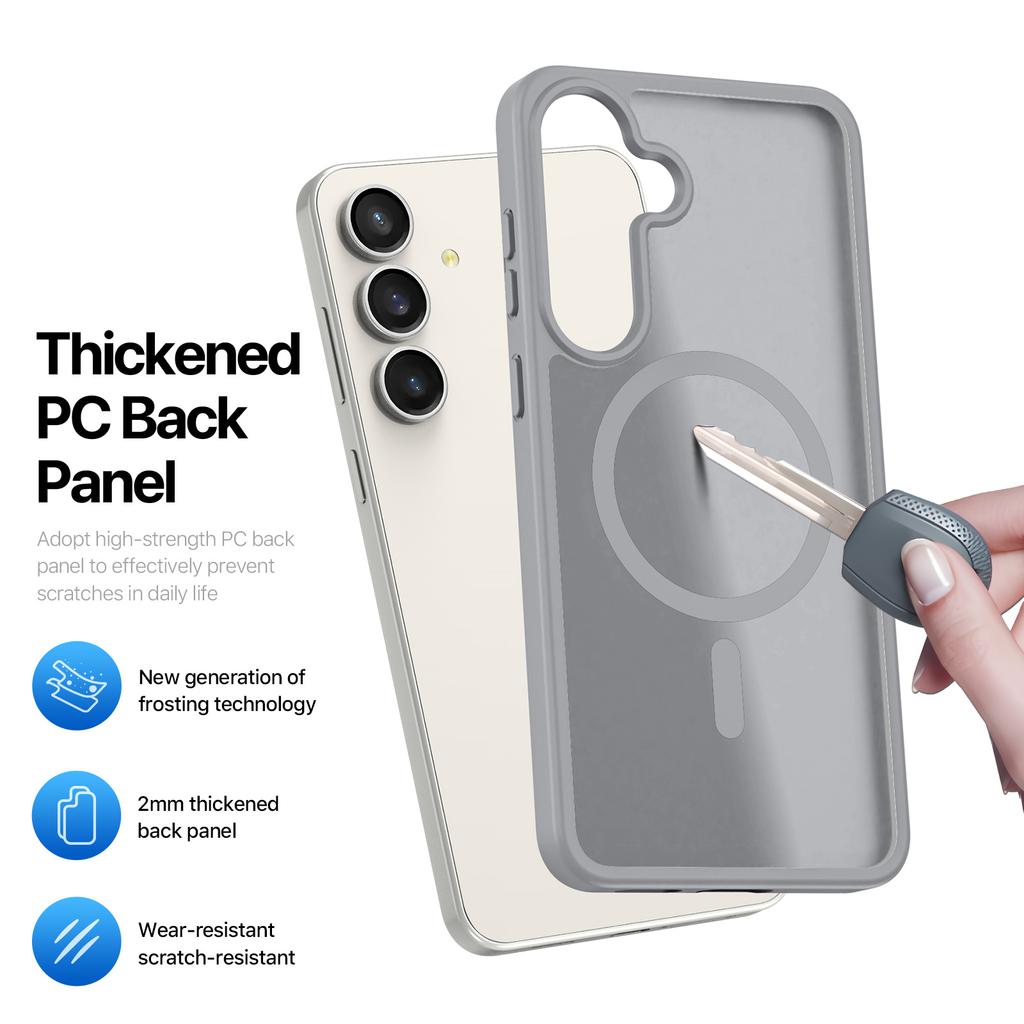 For Samsung Galaxy S25 FE Case DUX DUCIS Yind Series PC+TPU Phone Cover Magnetic Case