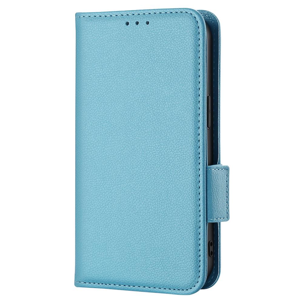 Xiaomi 13 Ultra Leather Flip Case with Card Holder - Lychee Pattern Protective Cover