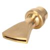 Fountain Nozzle Brass G3/4 Female Thread 25mm Narrow Fan Shaped Pond Sprinkler for Garden Pond