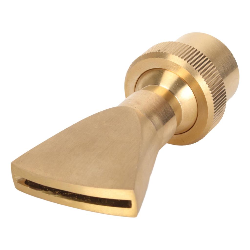Fountain Nozzle Brass G3/4 Female Thread 25mm Narrow Fan Shaped Pond Sprinkler for Garden Pond