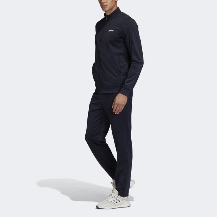 Adidas Letter Logo Sports Suit International Version Men Sportswear Dark-Blue FM6312