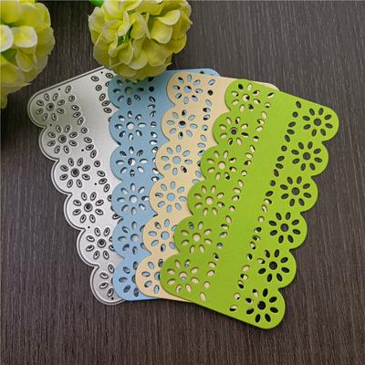Lace Flower Scrapbook Embossing Papercutting Greeting Card Metal Knife Mold Manual Punch Stencil Handicraft Cutting Die