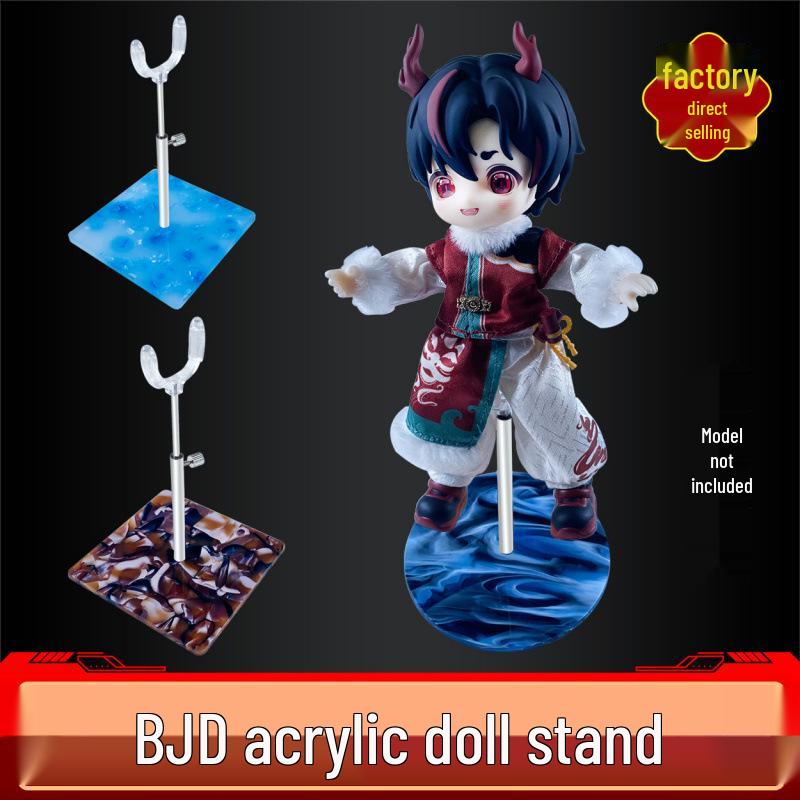 

Adjustable Acrylic Height Stand for 1/12 BJD Doll T-18-8: Acrylic Thickness 4.5mm