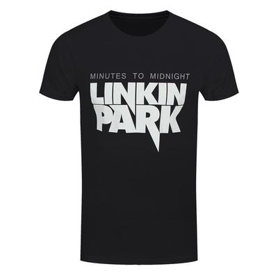T-shirt Linkin Park Minutes To Midnight Gruppo Rock Nuova Nera Ufficiale