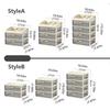with Drawer Desktop Drawer Storage Box Plastic Drawer Box Creative Cosmetic Storage Box  Stationery