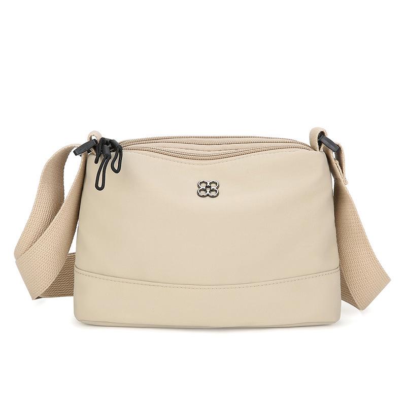 Kompakte Damen Oxford-Stoff Mehrschichtige Umhängetasche - Großes Fassungsvermögen, Schultertasche im Casual-Stil