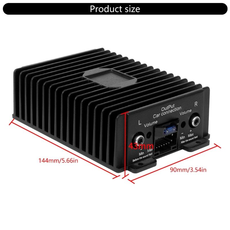 High Performances 4 Channel Car Sound Amplifier Supports Optical Input & Mobile Control Upgrades for Enhanced Sound