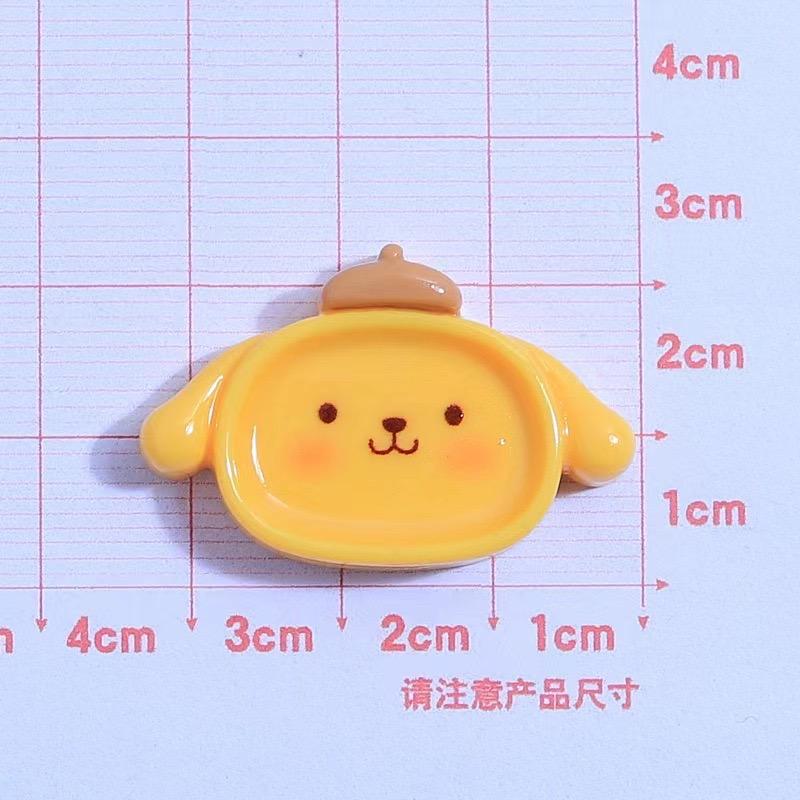 

10 Pcs Cartoon Resin Cartoon Animals, Plates Style Hairpin Pendant Scrapbook Craft Diy Miniature Ornament Accessories A14